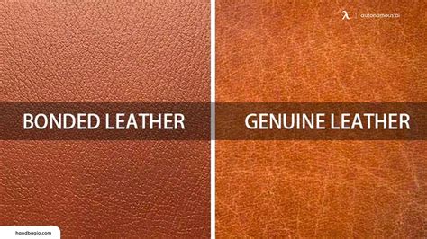 genuine leather vs bonded